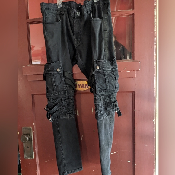 Focus Jeans strappy utility jeans - Picture 1 of 12